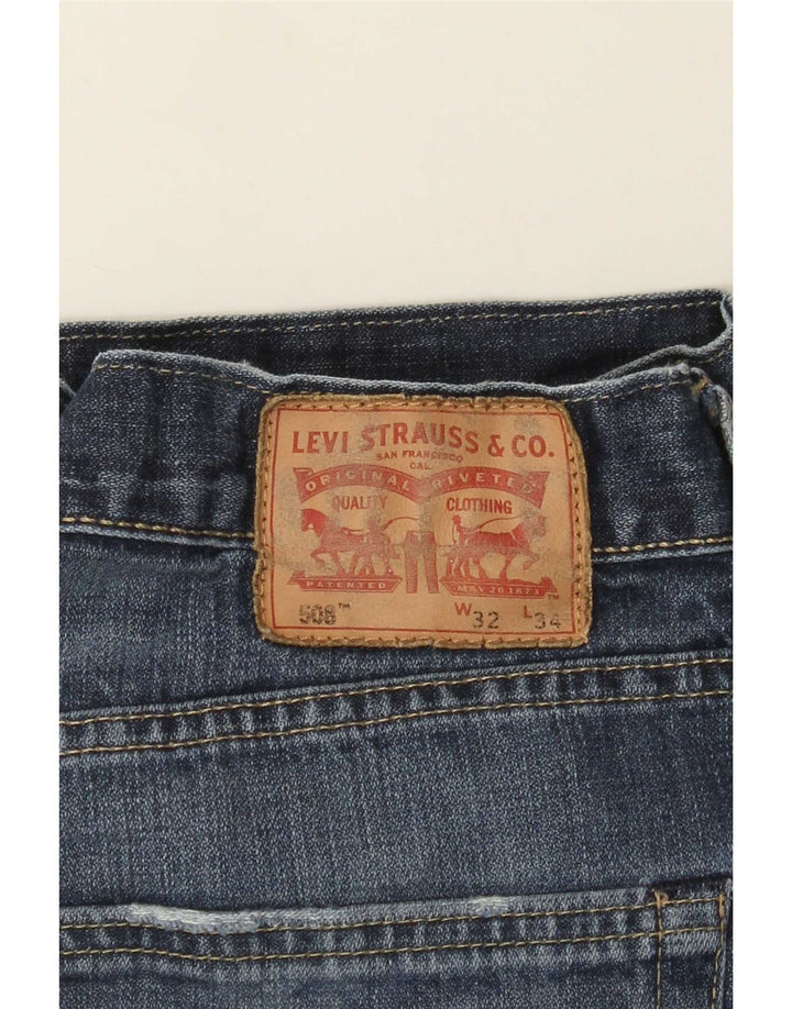 Jeans dritti Levi's 508 da donna W32 L28 Blu
