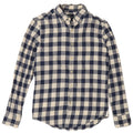 Camicia da uomo Classic Fit American Eagle XS in cotone a quadretti blu navy