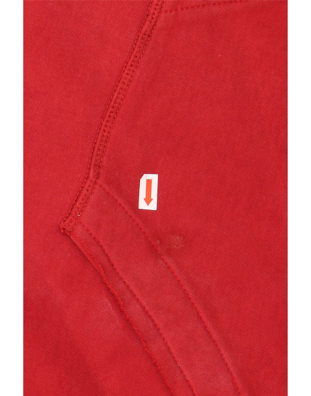 Felpa con cappuccio grafica da uomo ENERGIE XL in cotone rosso