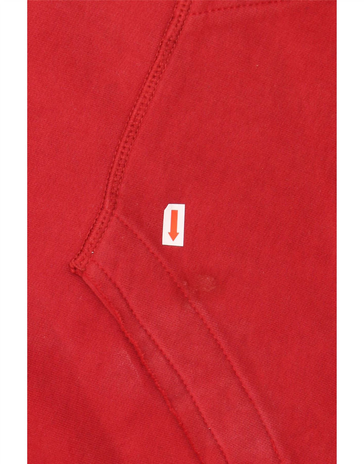 Felpa con cappuccio grafica da uomo ENERGIE XL in cotone rosso