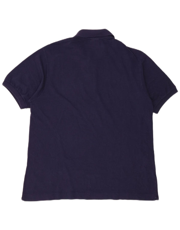 Polo da uomo LACOSTE taglia 6 XL in cotone blu navy