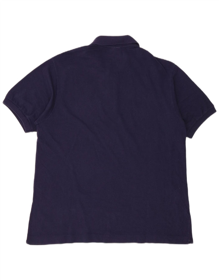 Polo da uomo LACOSTE taglia 6 XL in cotone blu navy