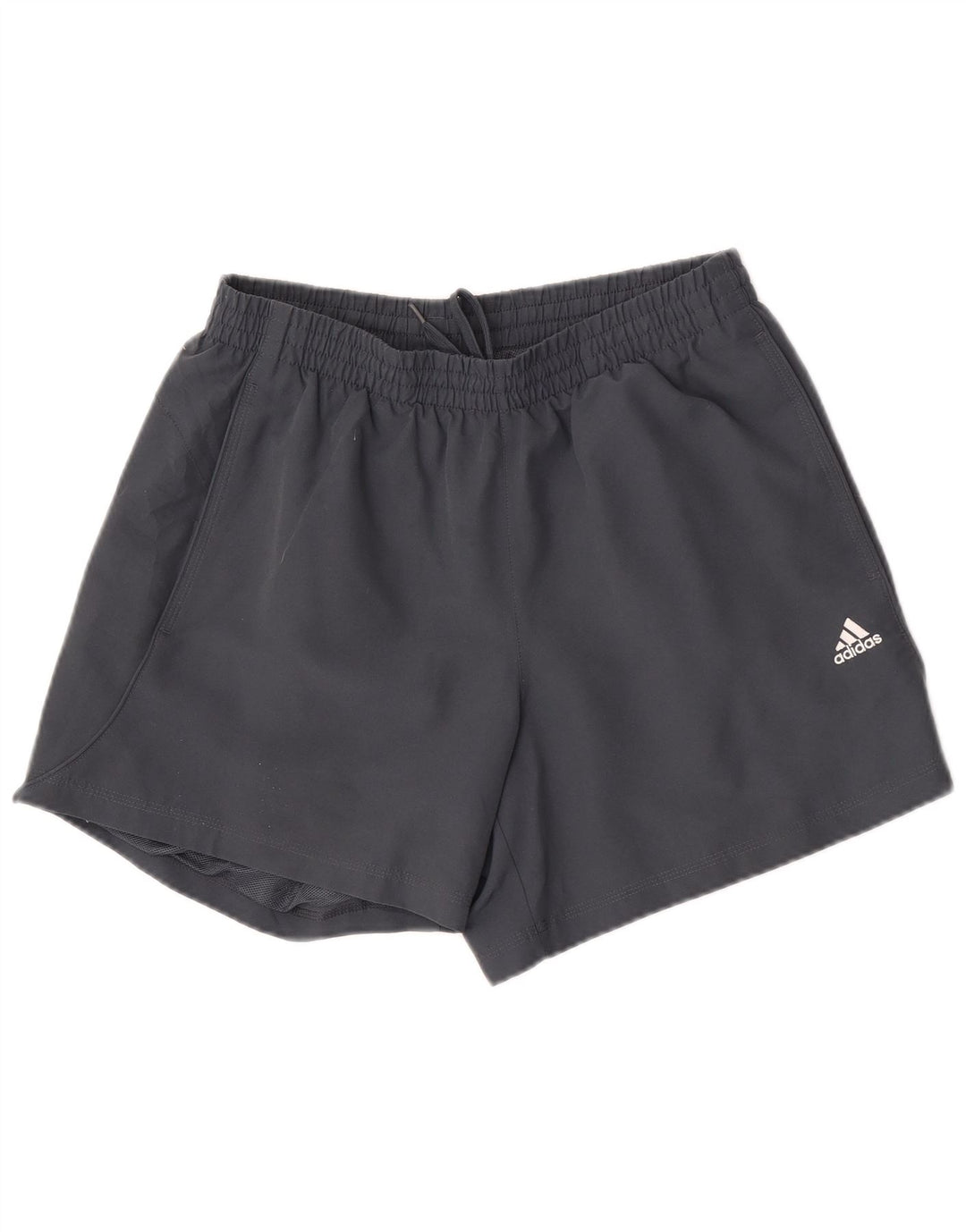 Pantaloncini sportivi Adidas Climalite da uomo in poliestere grigio medio