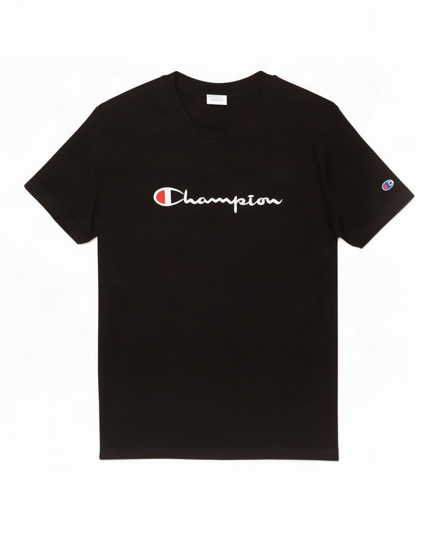 T-shirt grafica da donna Champion Top UK 12 Medium Nera
