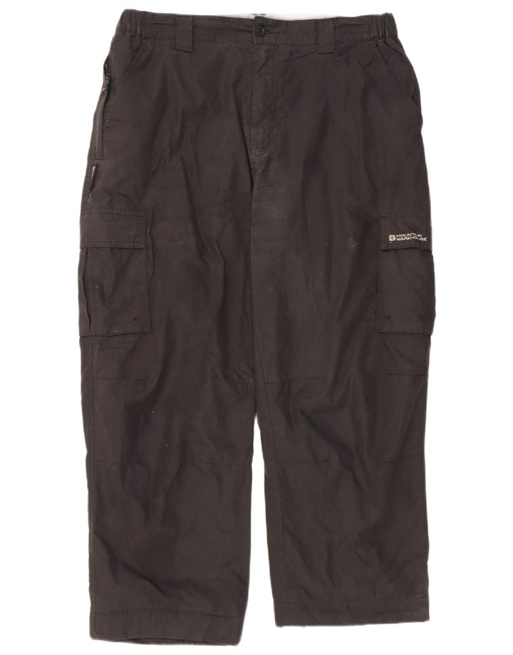 Pantaloni corti cargo dritti da uomo Mountain Warehouse W36 L25 neri