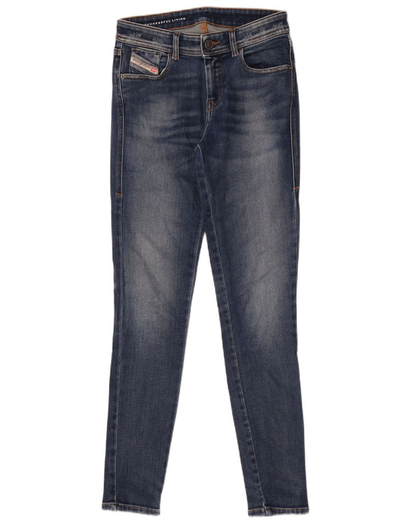 Jeans skinny da donna Diesel W26 L30 cotone blu