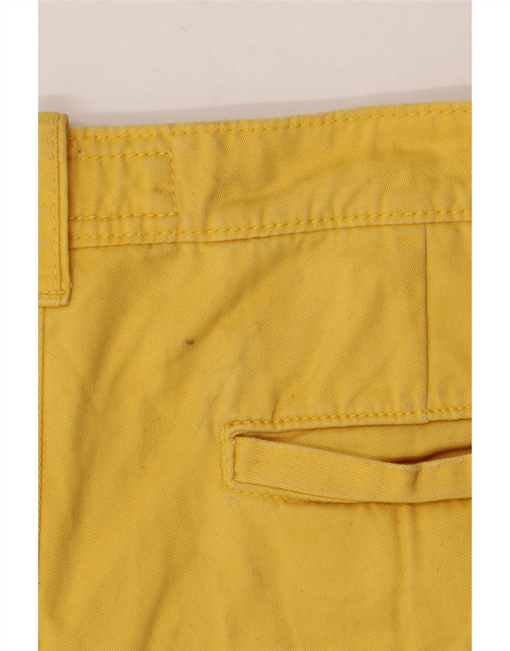 Pantaloncini chino da uomo SUPERDRY medi W32 in cotone giallo
