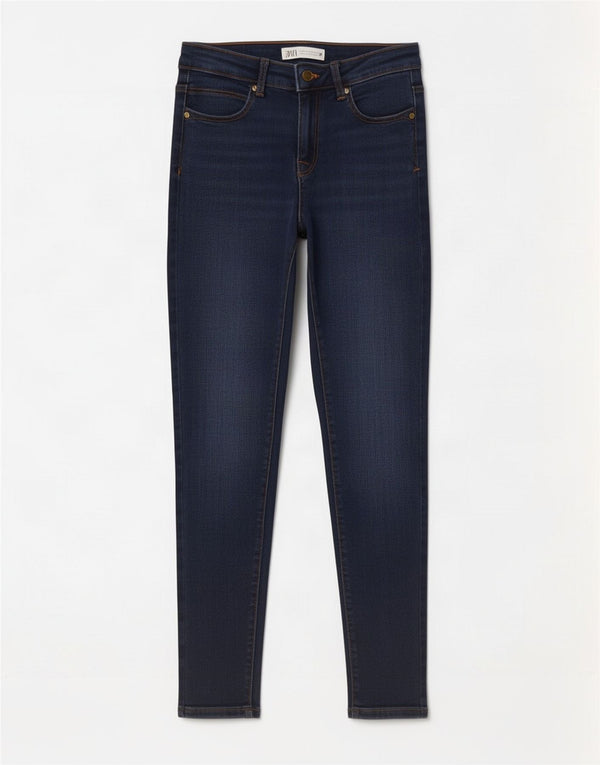 Jeans skinny da donna Zara EU 36 XS W26 L27 cotone blu navy