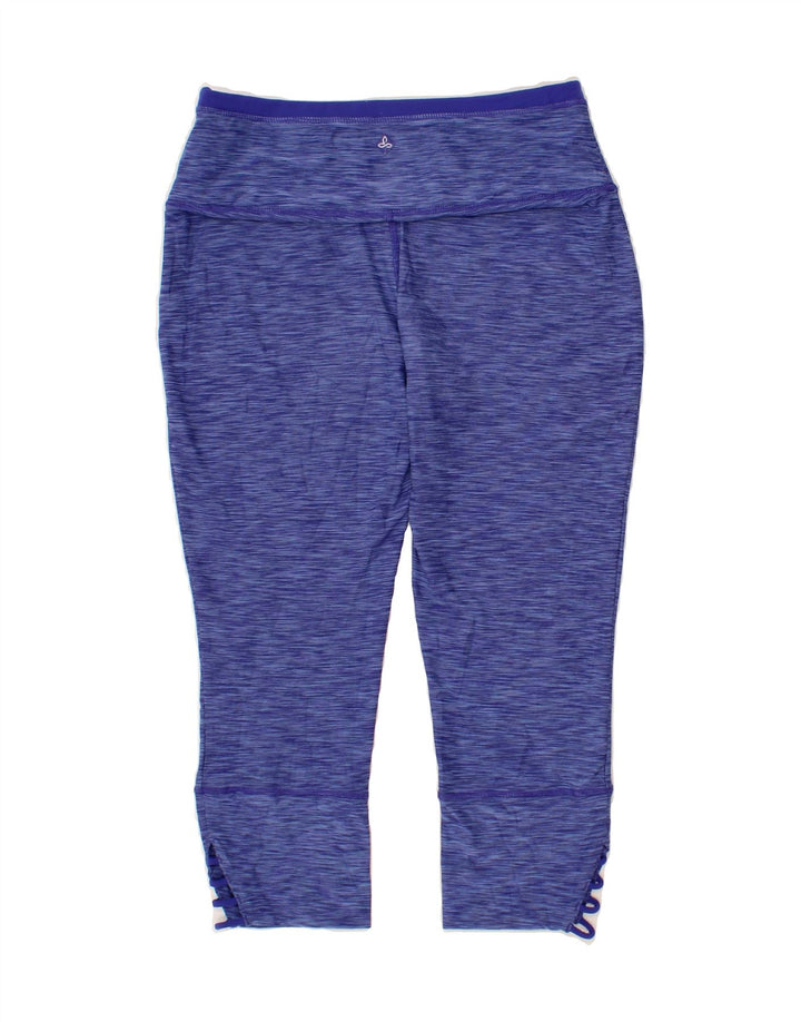 PRANA Womens Capri Leggings UK 12 Medium  Purple Vintage Prana and Second-Hand Prana from Messina Hembry 