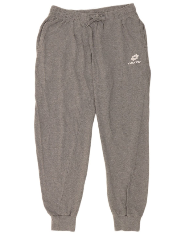 Pantaloni da tuta da uomo Lotto Joggers 2XL Cotone mélange grigio
