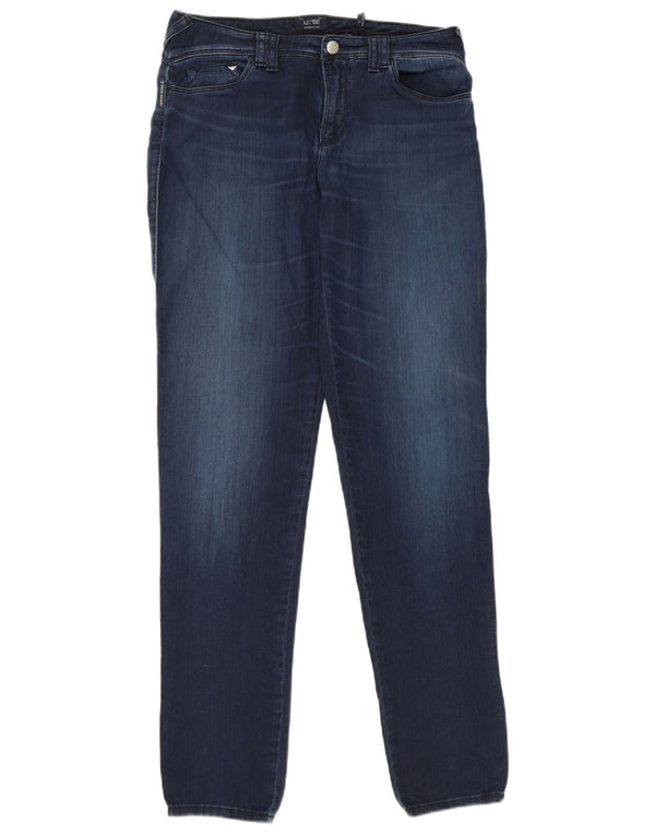 Jeans slim da donna Armani W29 L32 Blu navy