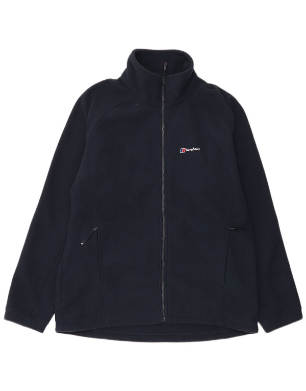 Giacca in pile da uomo Berghaus UK 42 XL poliestere blu navy