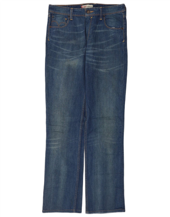 Jeans dritti 627 da donna Levi's W31 L34 cotone blu