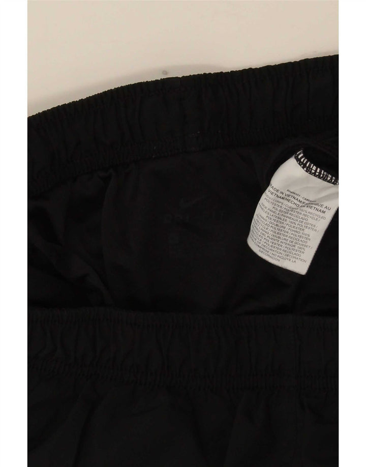 Pantaloncini sportivi Nike Dri Fit da donna UK 16 Large Nero Poliestere