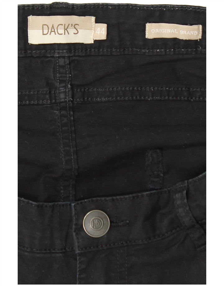 Pantaloncini di jeans vestibilità regolare da donna DACK'S IT 44 medio W28 cotone nero