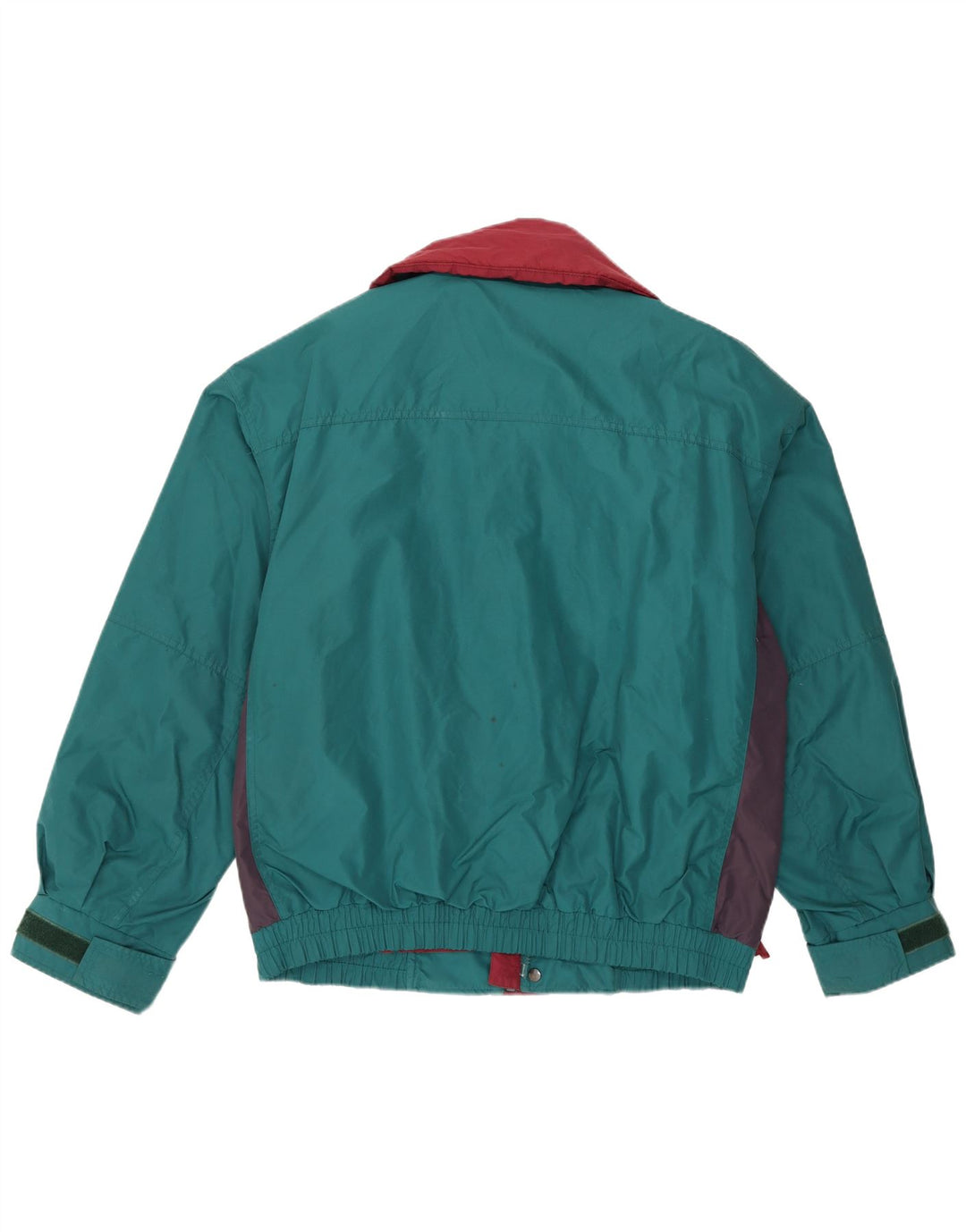 Giacca a vento da uomo Columbia UK 38 Nylon color block verde medio