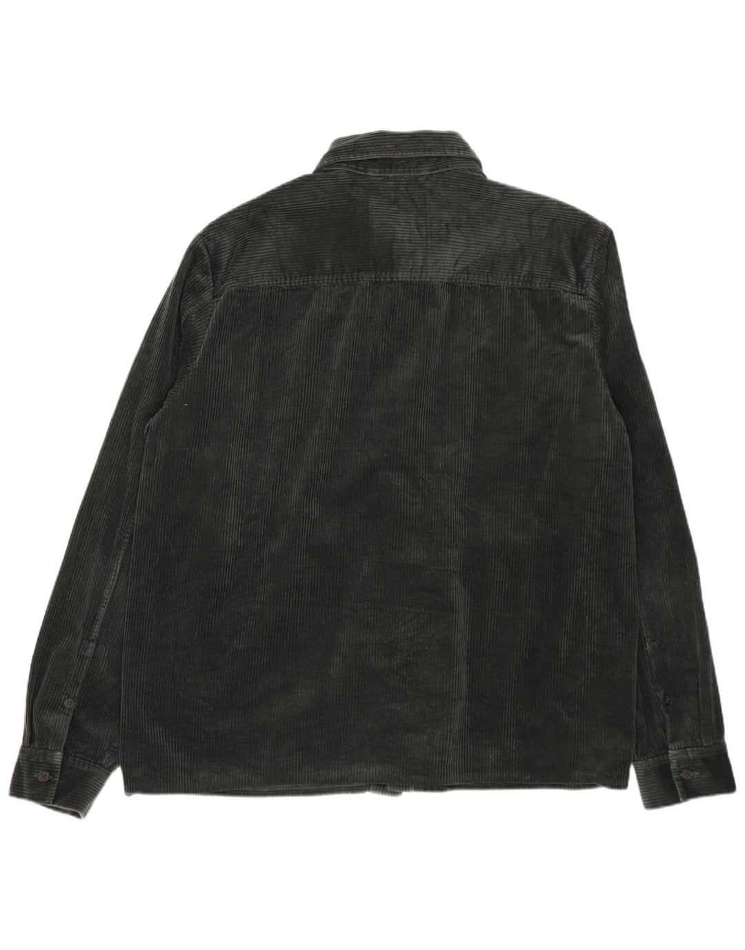 Camicia da uomo in velluto a coste COS, cotone verde medio
