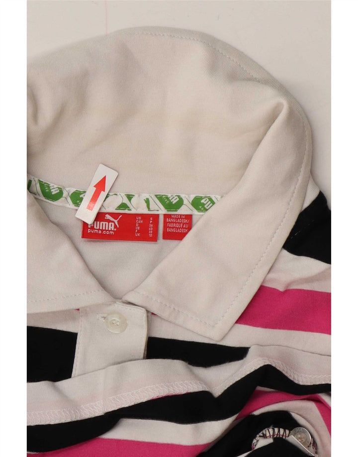 Polo da donna Puma UK 10 piccola a righe multicolore