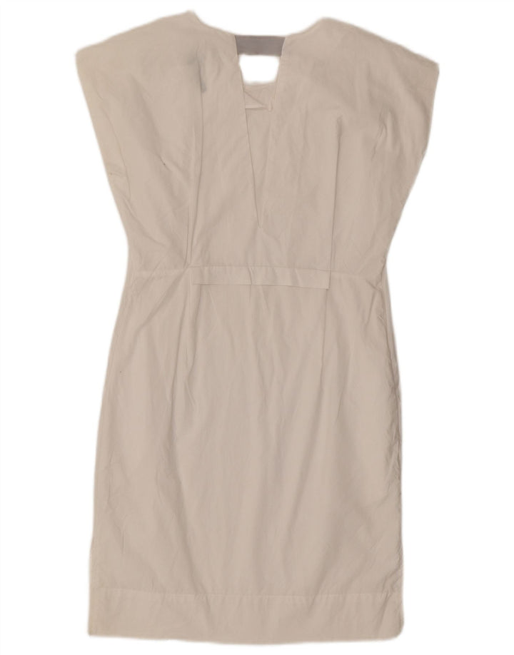 Abito a trapezio senza maniche oversize da donna Woolrich UK 6 XS Bianco