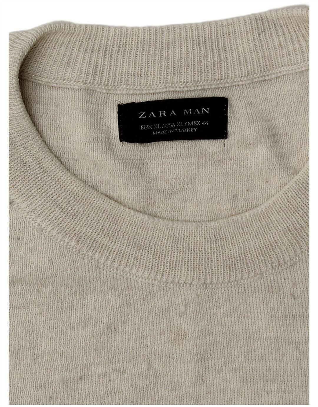 Maglione maglione girocollo da uomo Zara XL grigio