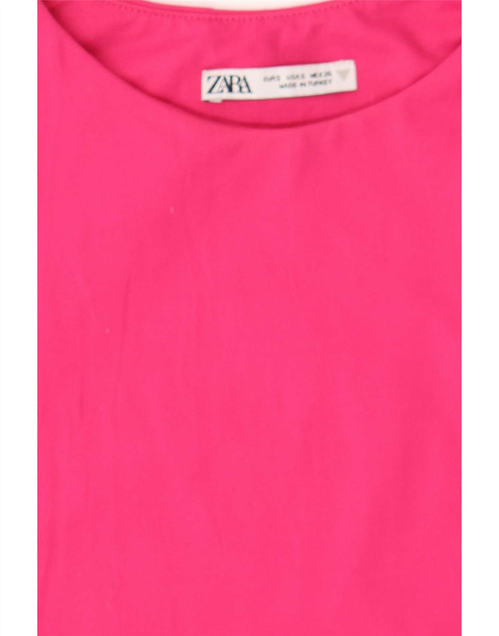 Body senza maniche da donna Zara UK 8 piccolo rosa