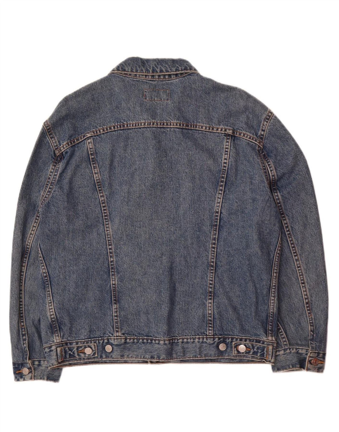 CARRERA Mens Denim Jacket UK 40 Large Blue Cotton
