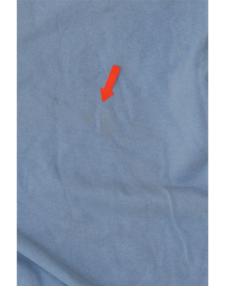 T-shirt grafica da uomo COLUMBIA Top grande in cotone blu