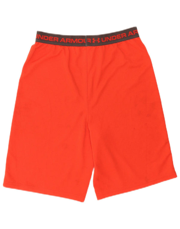 Pantaloncini sportivi Under Armour da ragazzo Heat Gear Graphic 13-14 anni XL arancione