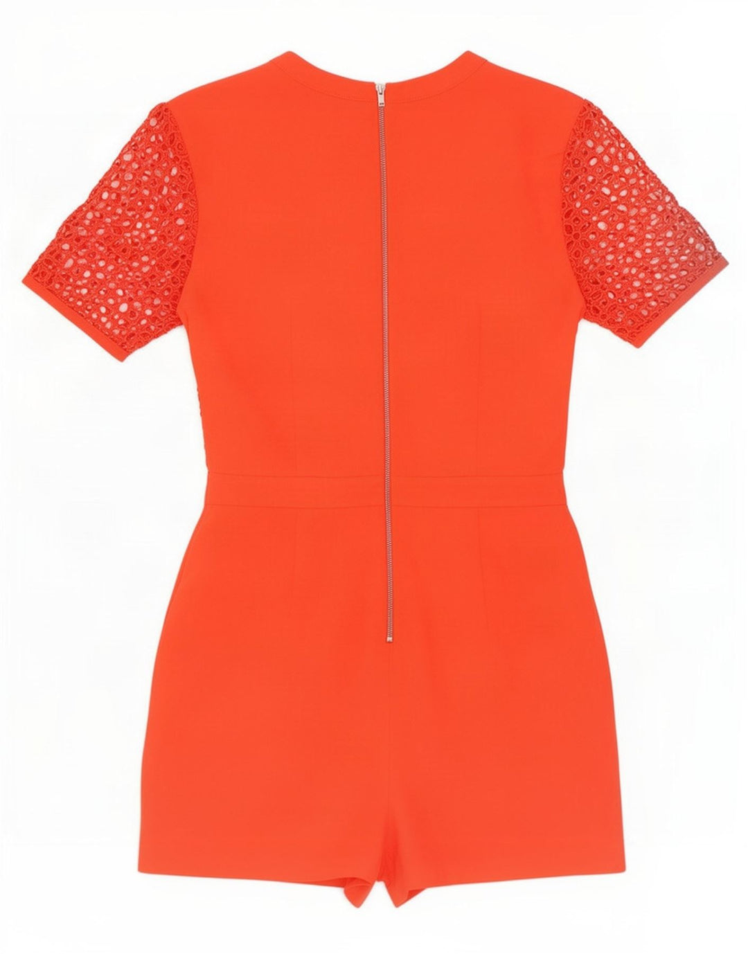 Topshop Tutina da donna a maniche corte UK 10 Small Rossa