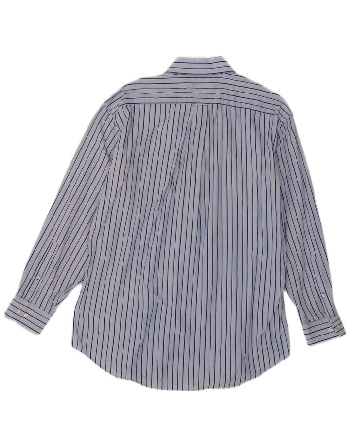 Camicia da uomo Tommy Hilfiger taglia 15 1/2 a righe blu medio