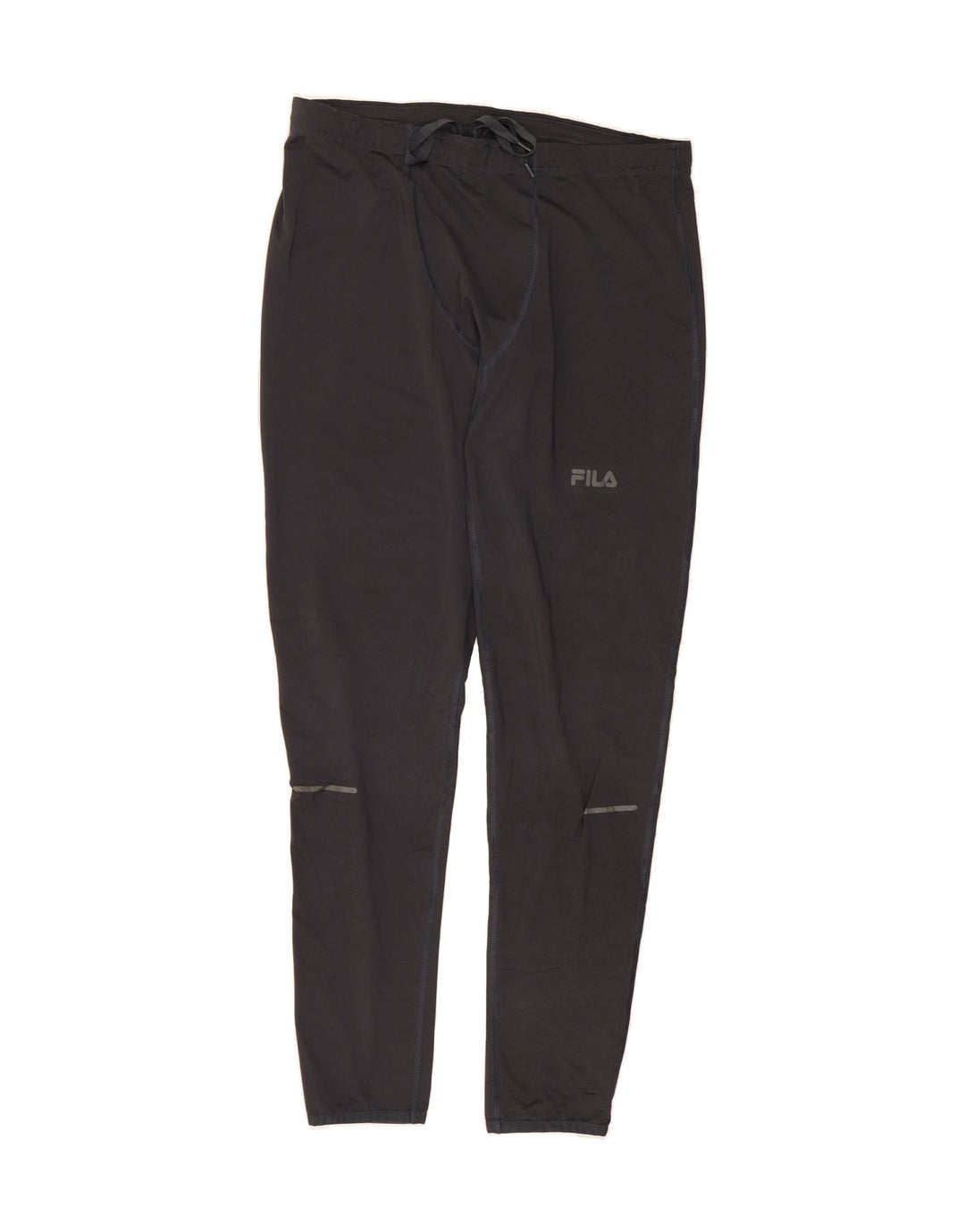 FILA Womens Leggings UK 14 Large  Grey Polyester Vintage Fila and Second-Hand Fila from Messina Hembry 