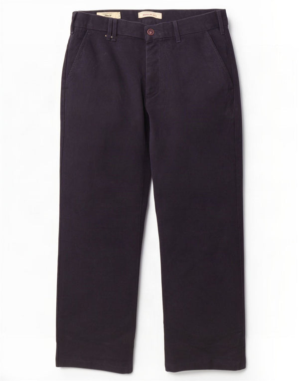Pantaloni chino dritti da uomo Marlboro Classics W34 L28 Blu navy