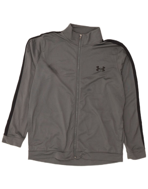 Giacca da tuta da uomo Under Armour XL Poliestere color block grigio