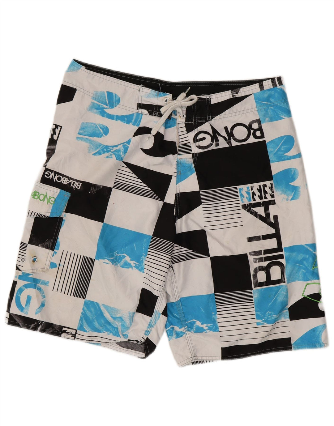 Pantaloncini da bagno grafici da uomo Billabong grandi geometrici multicolori