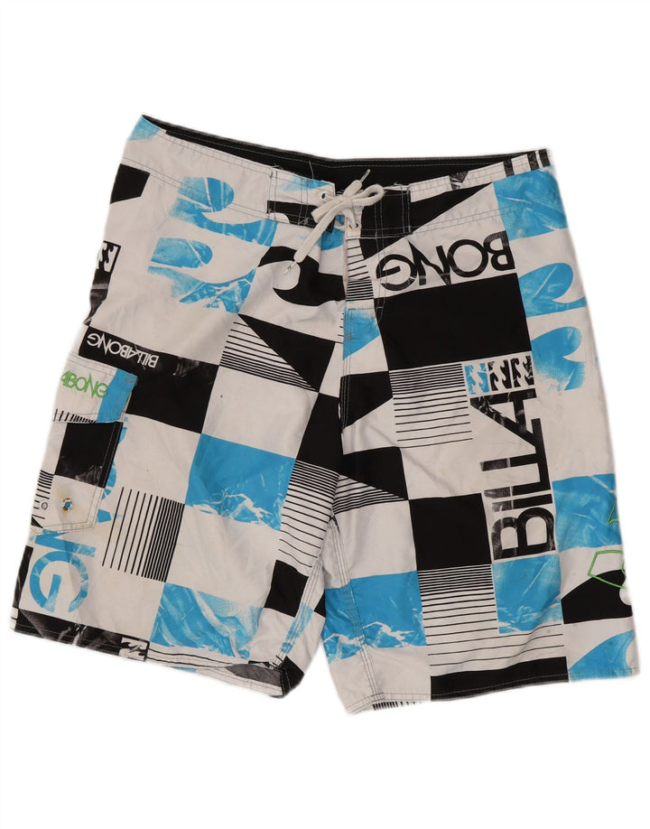 Pantaloncini da bagno grafici da uomo Billabong grandi geometrici multicolori