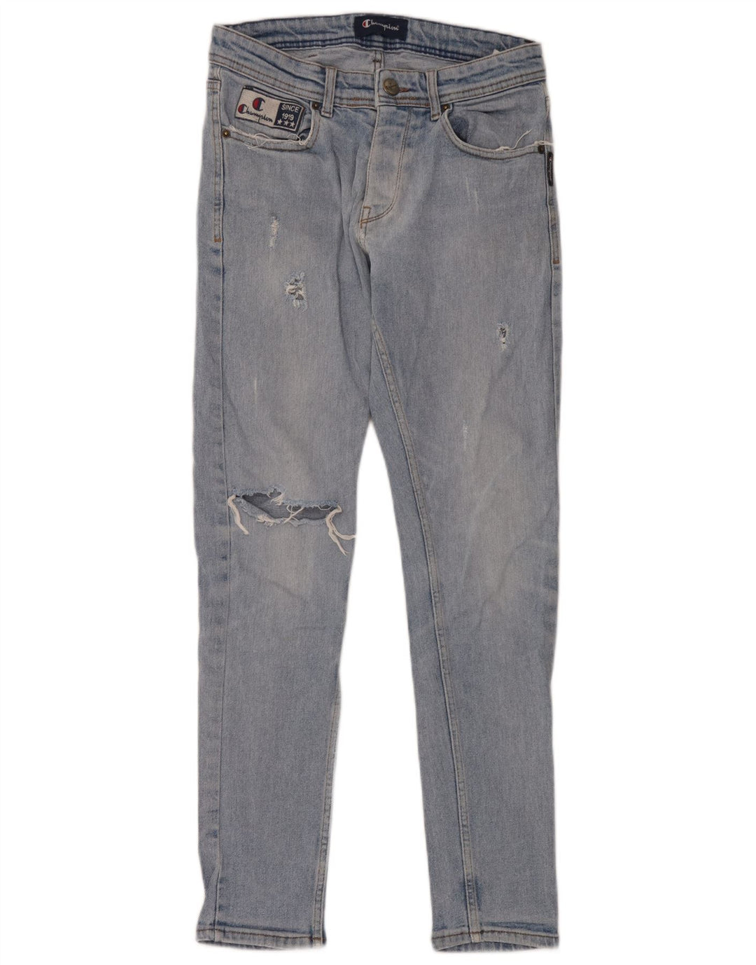 Jeans skinny effetto invecchiato Champion da uomo W30 L30 Blu