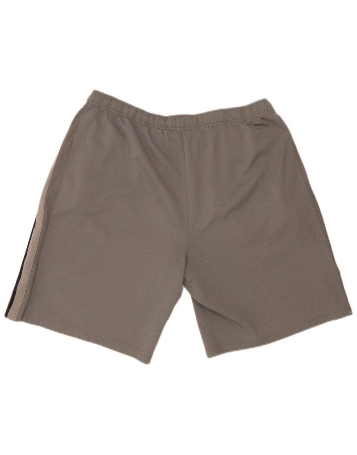 Pantaloncini sportivi da uomo Nike Large in poliestere a righe grigie