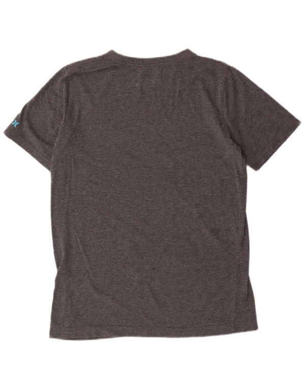 HURLEY Boys Graphic T-Shirt Top 13-14 Years XL Grey