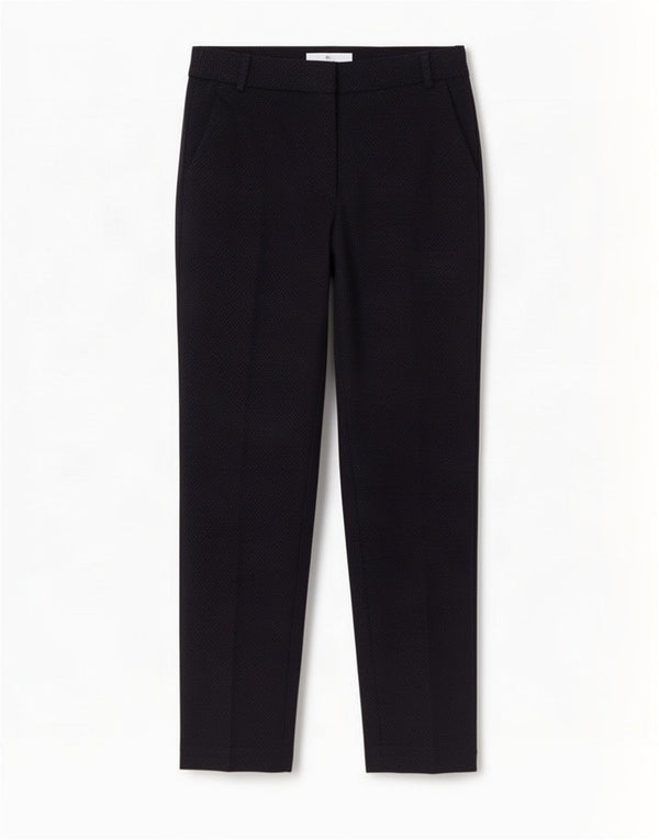 Pantaloni chino affusolati da donna Zara EU 34 2XS W24 L28 Blu navy maculato