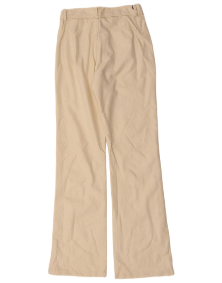 Pantaloni casual bootcut da donna vintage W26 L32 Beige