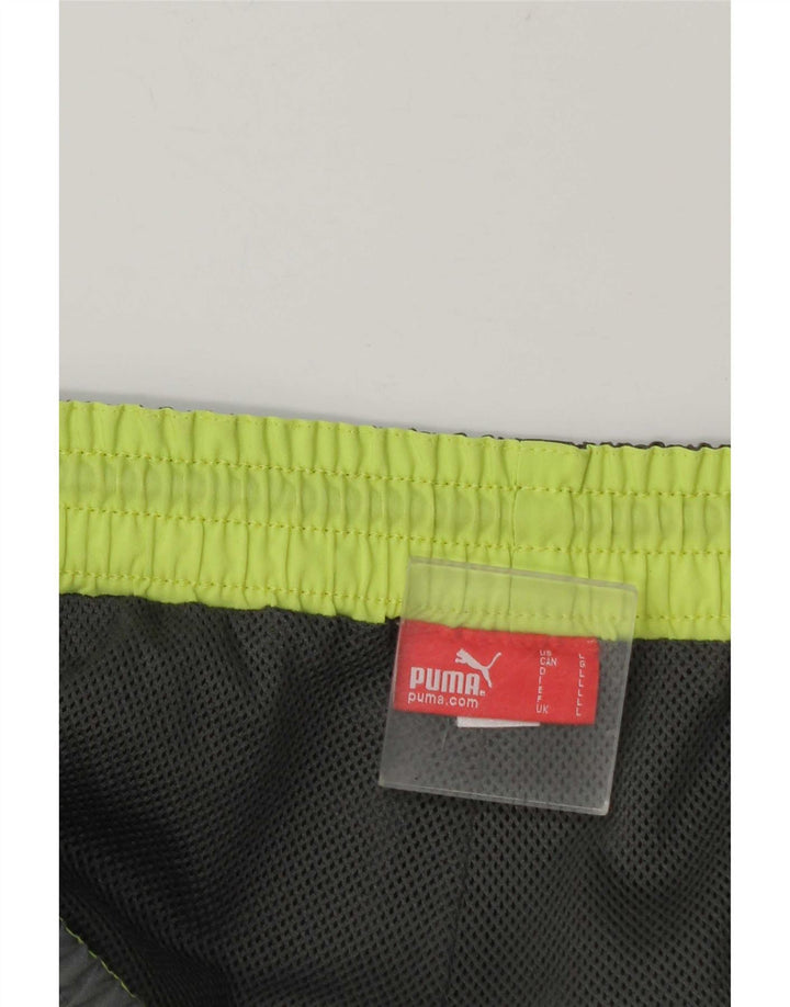 Pantaloni da tuta da uomo Puma Large Grigi