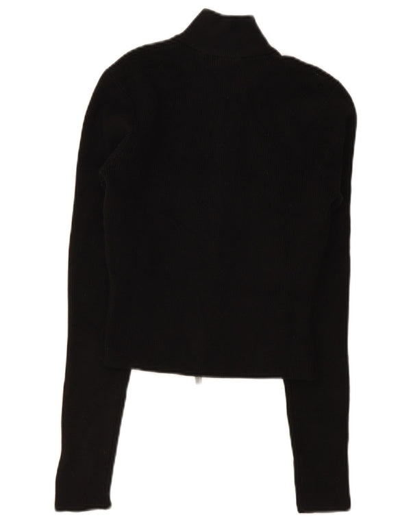 Dickies Maglione cardigan corto da donna UK 4 XS Nero