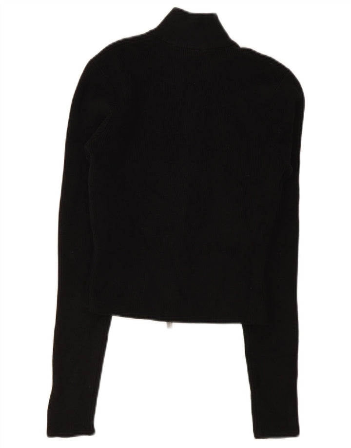 Dickies Maglione cardigan corto da donna UK 4 XS Nero