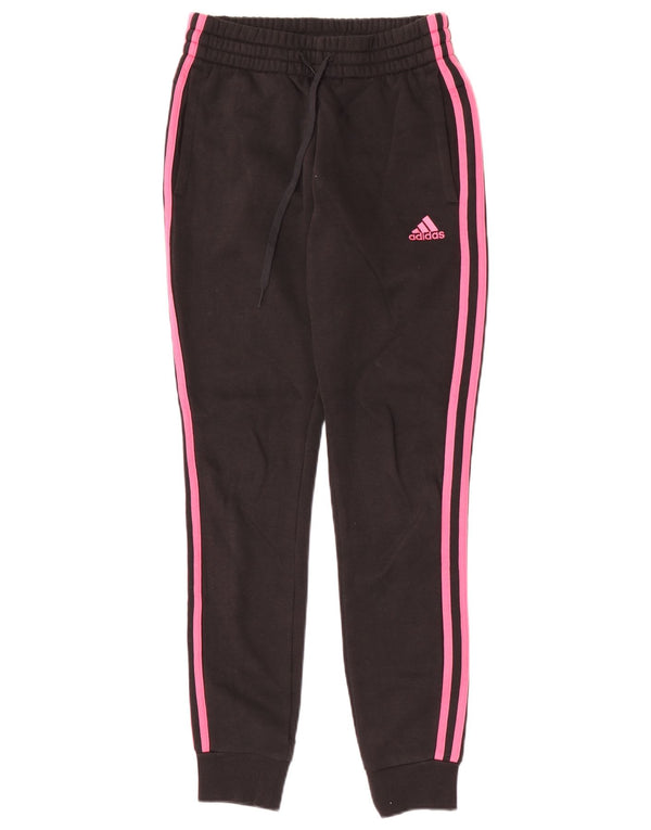 Pantaloni da tuta da donna Adidas Joggers UK 4/6 XS cotone nero