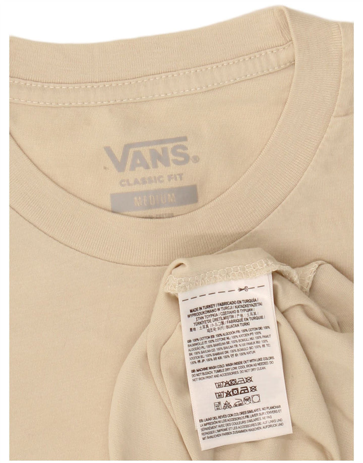 T-shirt grafica da uomo con vestibilità classica Vans, cotone beige medio