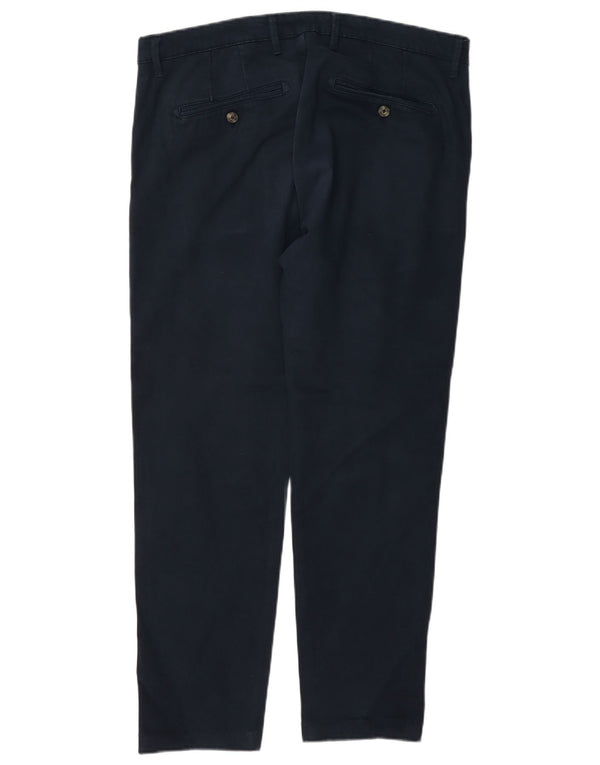 Pantaloni Chino Slim Fit Uomo Liu Jo IT 48 Medio W32 L28 Blu Navy Cotone
