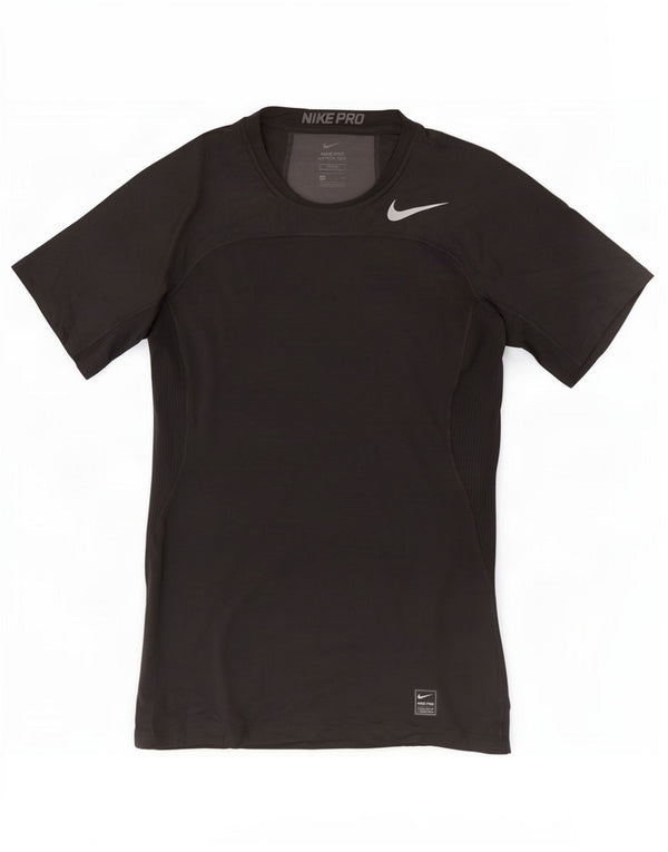 Canottiera grafica Nike Dri Fit da uomo, piccola, in poliestere geometrico nero