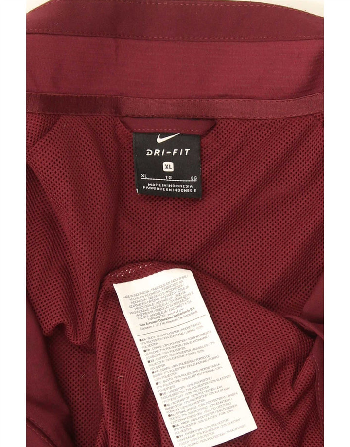 Giacca da tuta da uomo Nike Barcelona XL Poliestere color block bordeaux