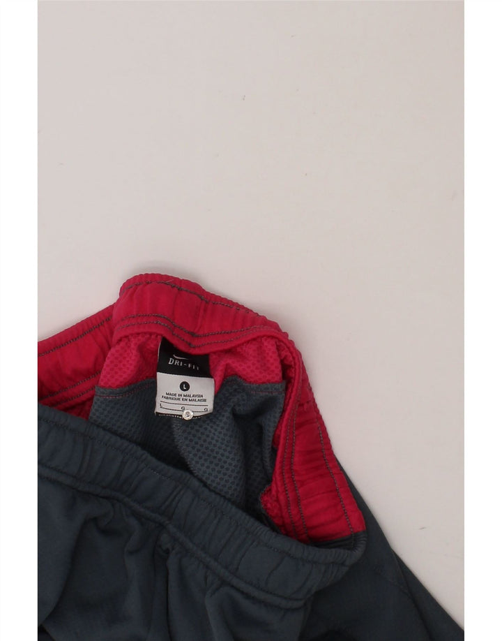 NIKE Girls Dri Fit Tracksuit Trousers 12-13 Years Large  Grey Polyester Vintage Nike and Second-Hand Nike from Messina Hembry 