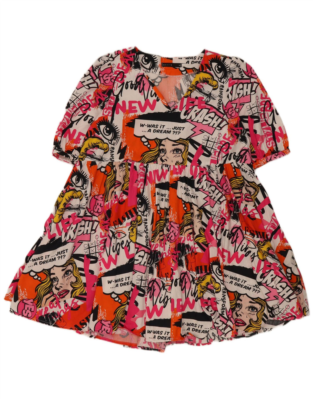 Abito a strati animato da donna Mohito EU 36 piccolo cotone multicolore